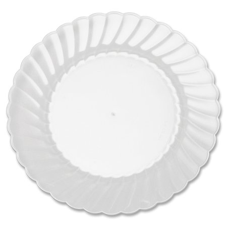 Wna Classicware Plastic Plates, 6" Dia., Clear, PK180 RSCW61512